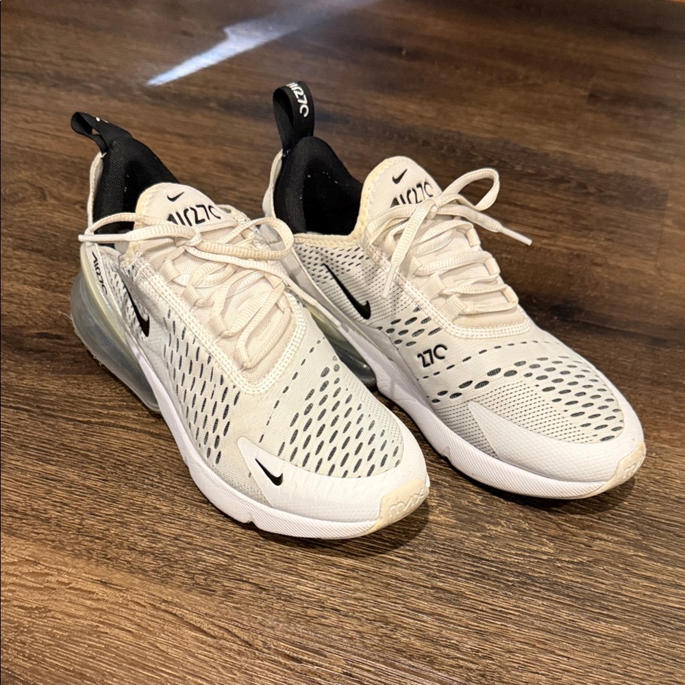 Nike White and Black Athletic Shoes